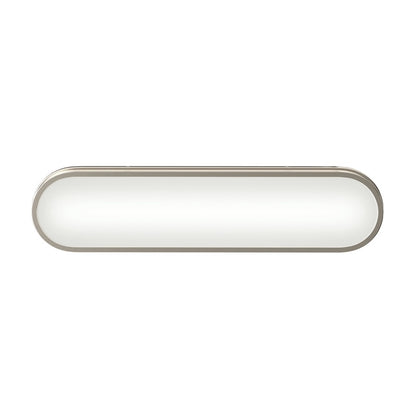 Kichler Daines 18.75in 1-Light LED Bath Bar | Modern Polished Nickel and White Glass | Bathroom Vanity & Dressing Area | Model 55246PNLED