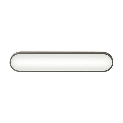 Kichler Daines 24.75in 1-Light LED Bath Bar | Modern Polished Nickel and White Glass | Bathroom Vanity | 24.75 x 4.75 in | Model 55247PNLED