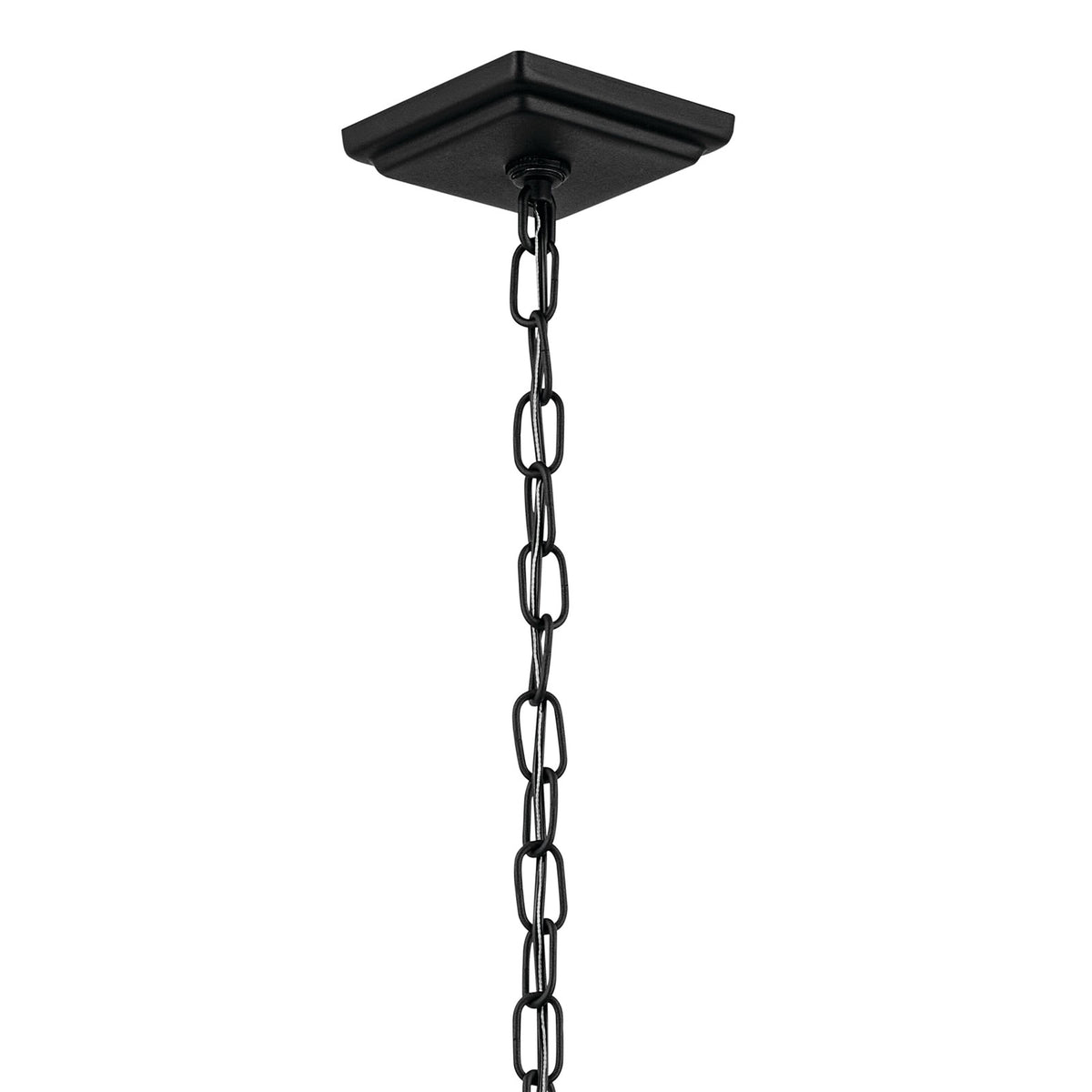 Kichler Regence 11in 2-Light Outdoor Pendant | Traditional Textured Black and Clear Beveled Glass | Covered Porch & Entryway | Model 59130BKT