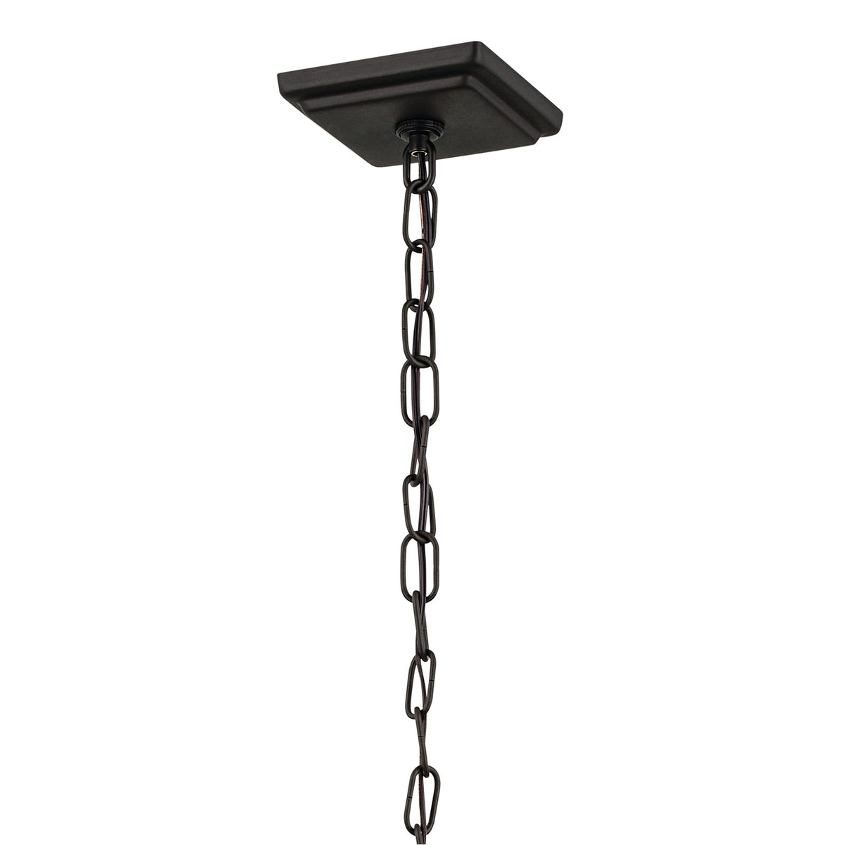 Kichler Regence 11in 2-Light Outdoor Pendant | Traditional Olde Bronze and Clear Beveled Glass | Covered Patio & Entryway | Model 59130OZ