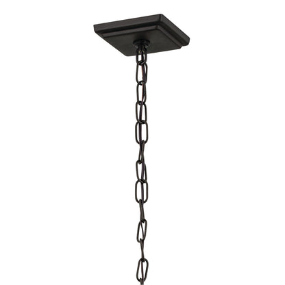Kichler Regence 11in 2-Light Outdoor Pendant | Traditional Olde Bronze and Clear Beveled Glass | Covered Patio & Entryway | Model 59130OZ