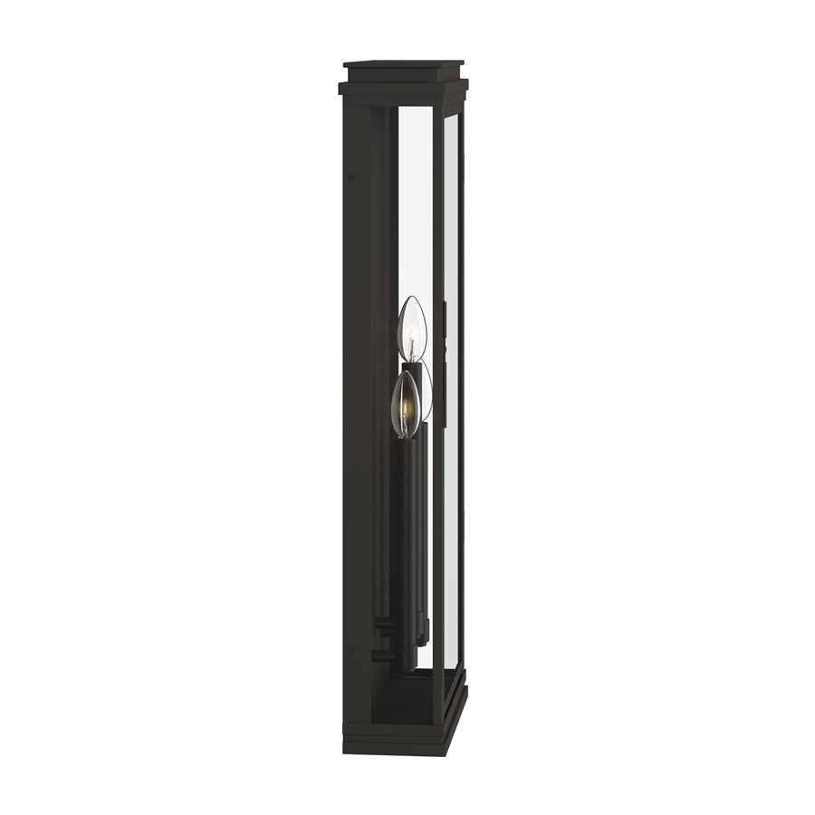 Kichler Lundon 28in 3-Light Outdoor Wall Light | Traditional Olde Bronze Aluminum | Porch & Patio Wet Location | 10.5 x 28.25 in | Model 59165OZ