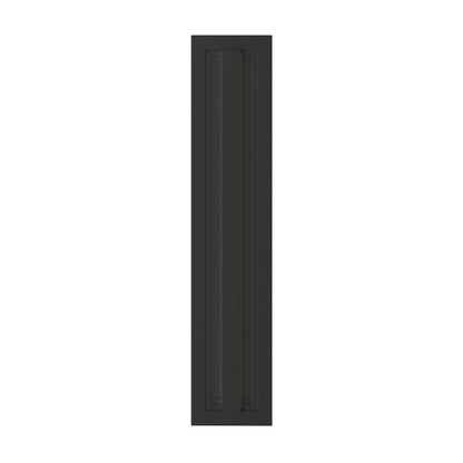Kichler Arik 26.5in 1-Light LED Wall Light | Modern Black Aluminum | Entryway & Patio | 5.5 x 26.5 x 2.75 in | Model 59170BKLED