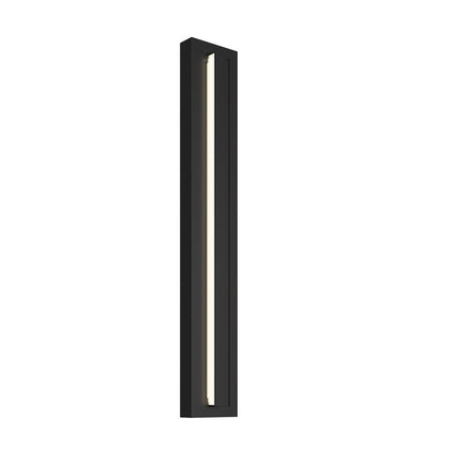 Kichler Arik 34in 1-Light LED Wall Light | Modern Black Aluminum | Porch & Patio Entryway | 900 Lumens 3000K | Model 59171BKLED