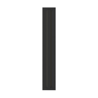 Kichler Arik 34in 1-Light LED Wall Light | Modern Black Aluminum | Porch & Patio Entryway | 900 Lumens 3000K | Model 59171BKLED