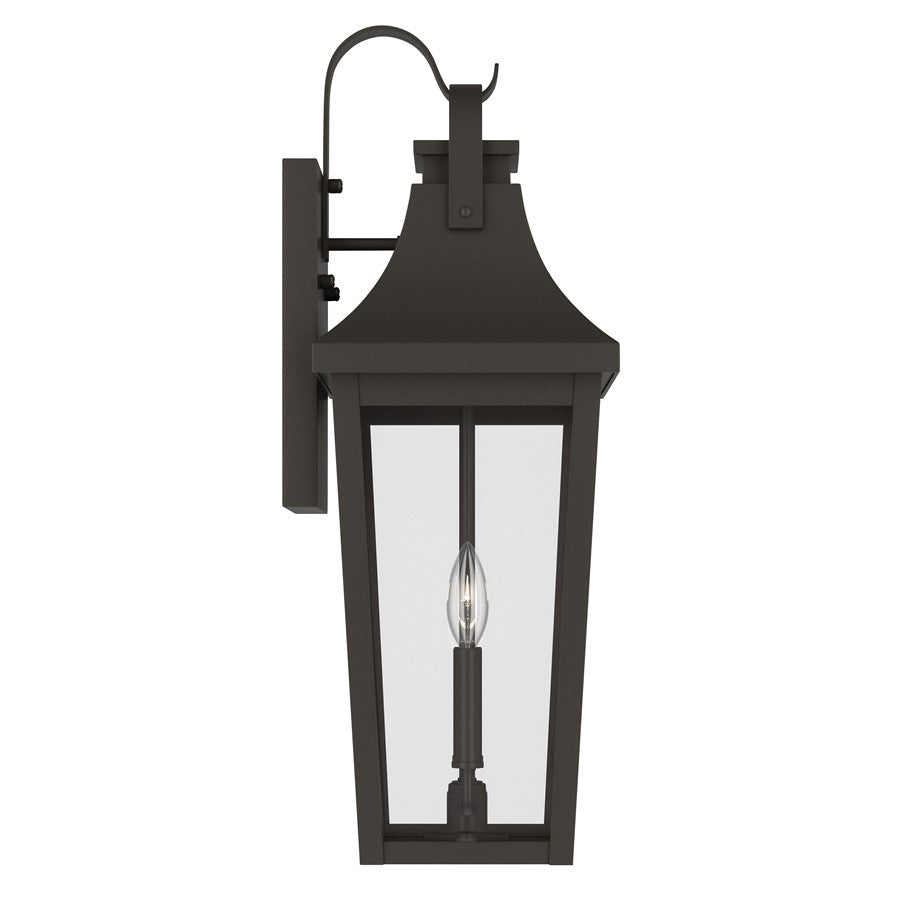 Kichler Cleary 24in 2-Light Outdoor Wall Light | Traditional Olde Bronze Aluminum | Entryway & Covered Patio | W 8 x H 24 x Ext 9 in | Model 59195OZ