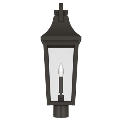 Kichler Cleary 25.25in 2-Light Outdoor Post Light | Traditional Olde Bronze and Clear Glass | Entryway & Pathway | Model 59197OZ
