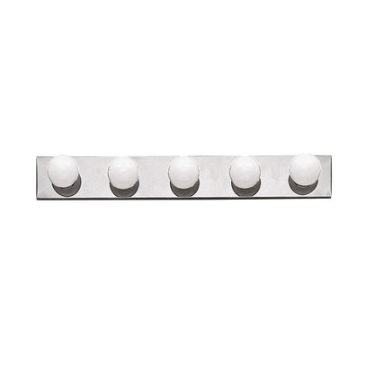 Kichler Linear Bath 30in 5-Light Vanity Light | Chrome Steel | Bathroom Vanity | 30 x 4.5 in | Model 625CH