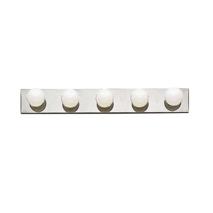 Kichler Linear Bath 30in 5-Light Vanity Light | Chrome Steel | Bathroom Vanity | 30 x 4.5 in | Model 625CH