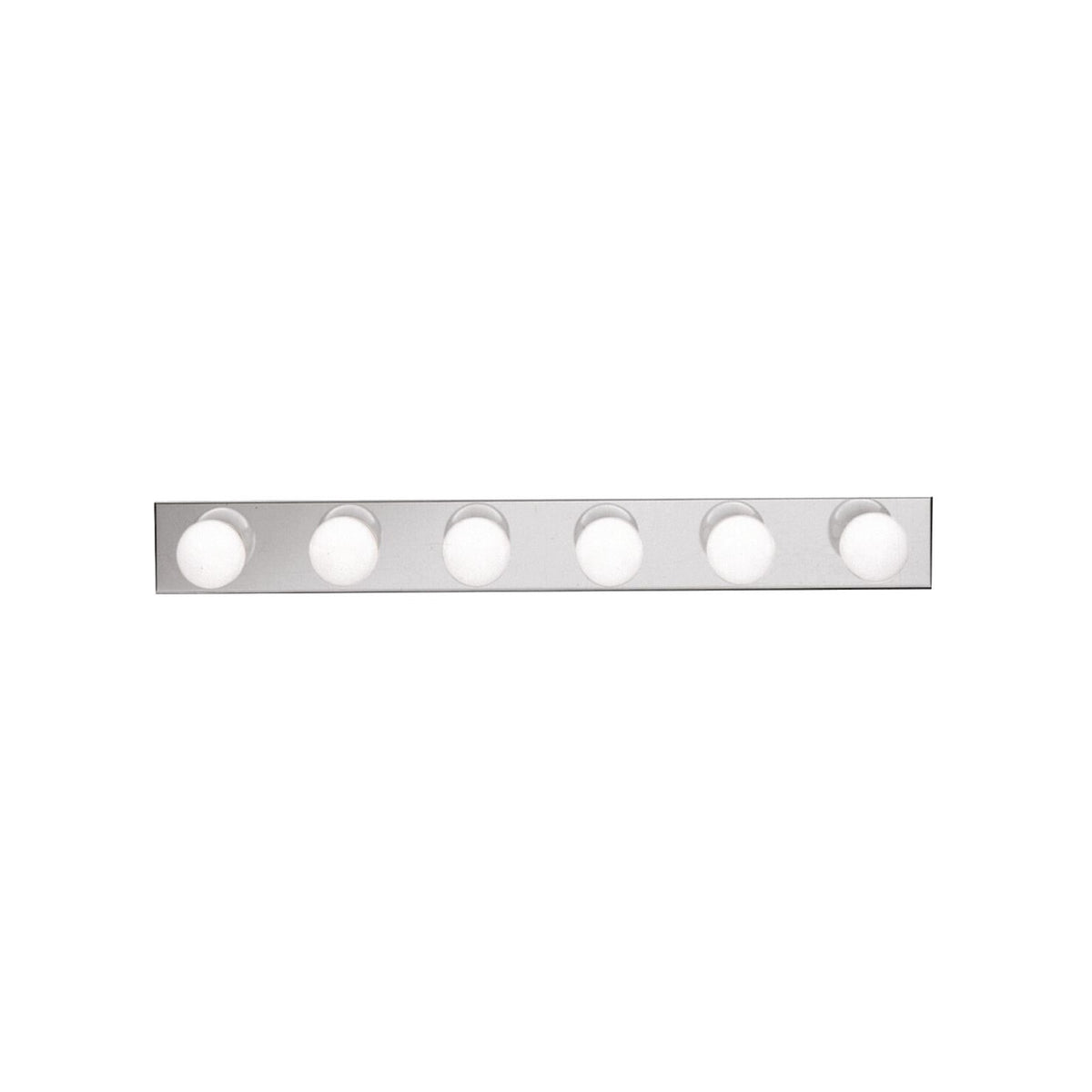 Kichler Linear Bath 36in 6-Light Vanity Light | Chrome Steel | Bathroom Vanity | 36 x 4.5 in | Model 626CH