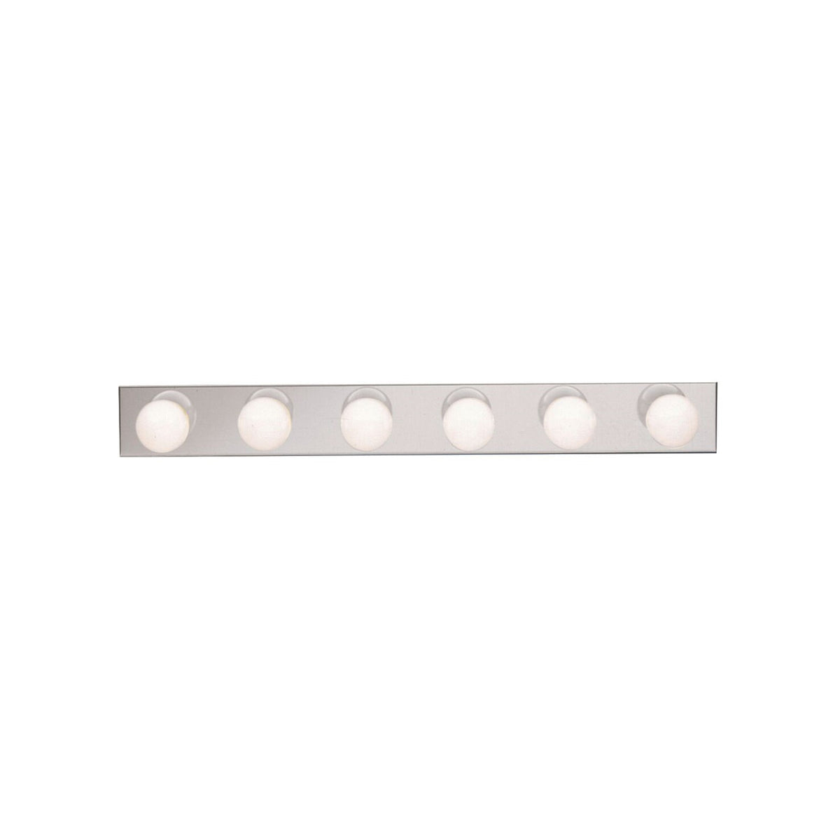 Kichler Linear Bath 36in 6-Light Vanity Light | Chrome Steel | Bathroom Vanity | 36 x 4.5 in | Model 626CH