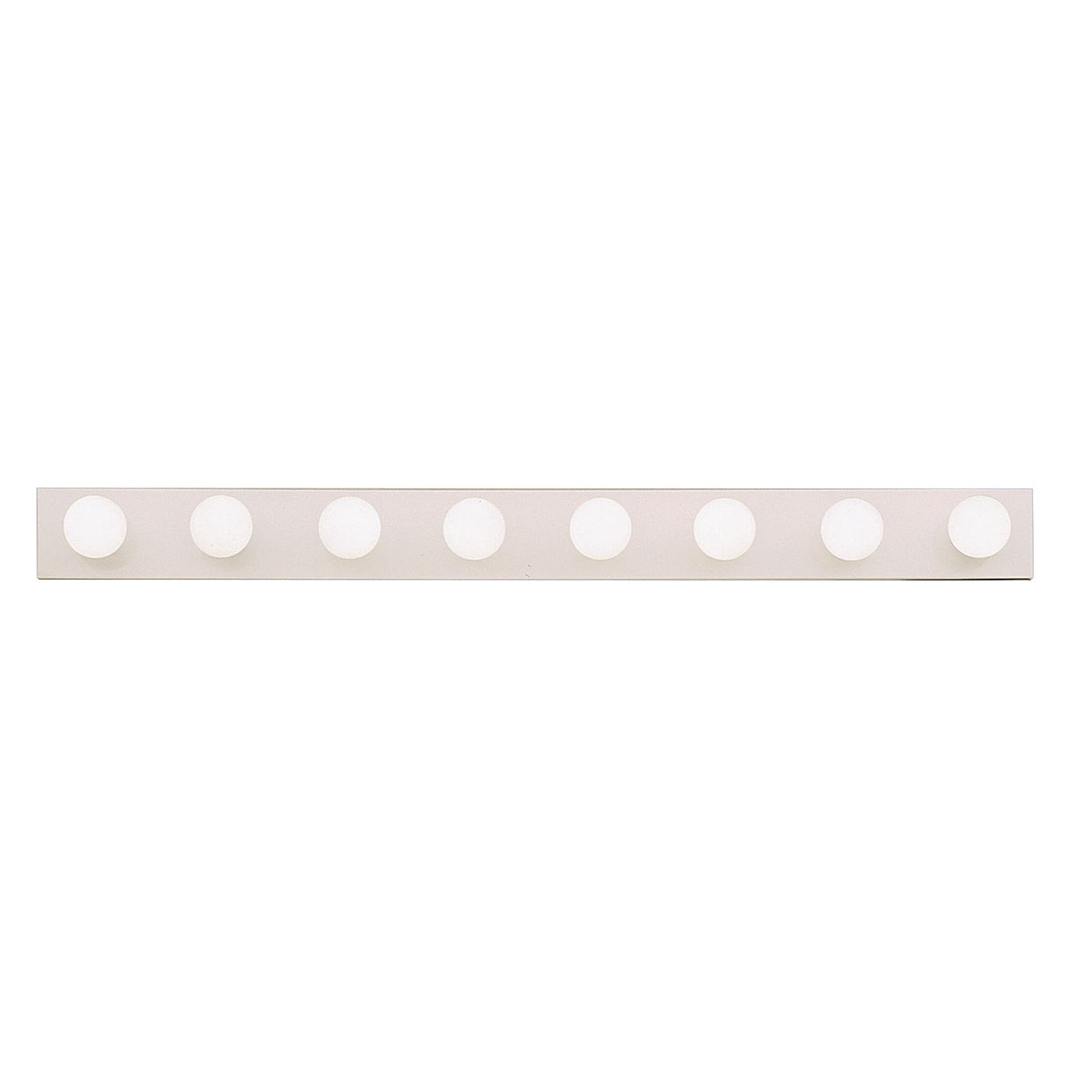 Kichler Linear Bath 48in 8-Light Vanity Light | Chrome Steel | Bathroom Vanity | 48 x 4.5 in | Model 628CH