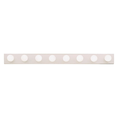 Kichler Linear Bath 48in 8-Light Vanity Light | Chrome Steel | Bathroom Vanity | 48 x 4.5 in | Model 628CH