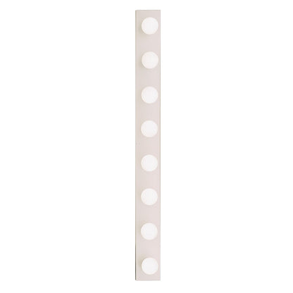 Kichler Linear Bath 48in 8-Light Vanity Light | Chrome Steel | Bathroom Vanity | 48 x 4.5 in | Model 628CH