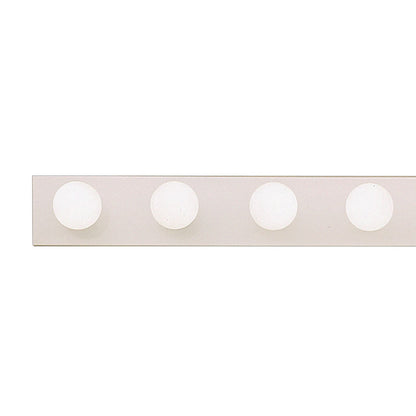 Kichler Linear Bath 48in 8-Light Vanity Light | Chrome Steel | Bathroom Vanity | 48 x 4.5 in | Model 628CH