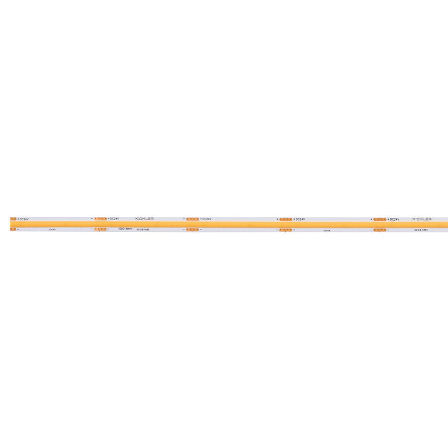 Kichler 6T Series COB Dry Tape Light 4000K 100ft | White Plastic | Kitchen & Shelf Lighting | 1200 x 0.31 x 0.1 in | Model 6COB1100H40WH