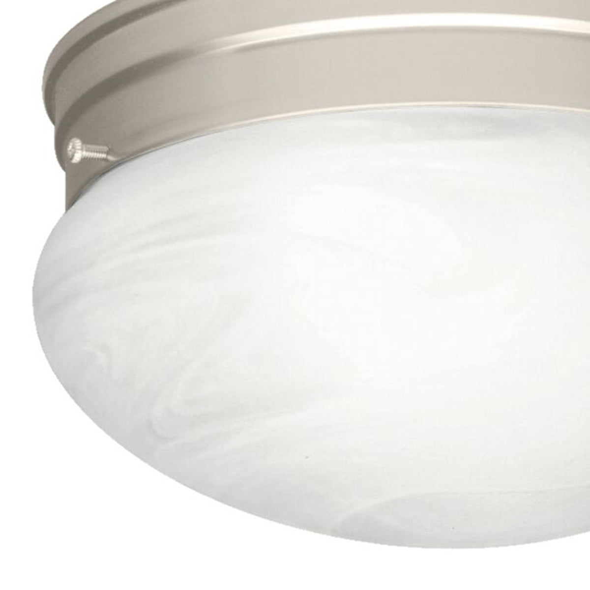 Kichler Flush Mount 1 Light, Brushed Nickel, Set of 12