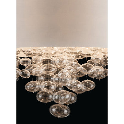 Kichler Piatt 5 Light 24" Pendant, Chrome/Clear