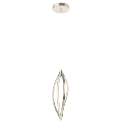 Kichler Meridian 1 Light 8' LED Mini Pendant, Brushed Nickel - 83392