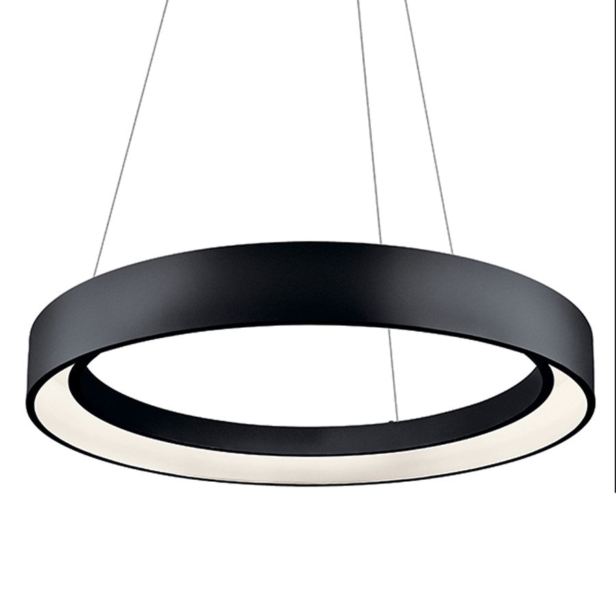 Kichler Fornello 1 Light 3" LED Pendant, Textured Black
