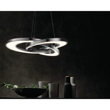 Kichler Destiny 3 Light 28" Chandelier, Chrome