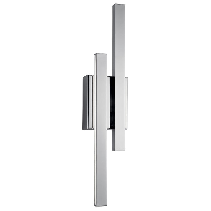 Kichler Idril 2 Light LED Wall Sconce, Chrome - 83702