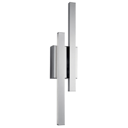 Kichler Idril 2 Light LED Wall Sconce, Chrome - 83702