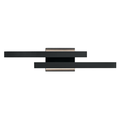 Kichler Idril 2 Light Wall Sconce, LED, Matte Black