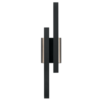 Kichler Idril 2 Light Wall Sconce, LED, Matte Black