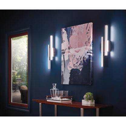 Kichler Idril 2 Light LED Wall Sconce, Brushed Nickel