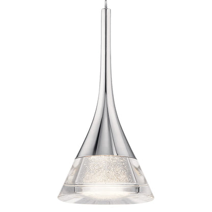 Kichler Kabru 1 Light LED Mini Pendant, Chrome