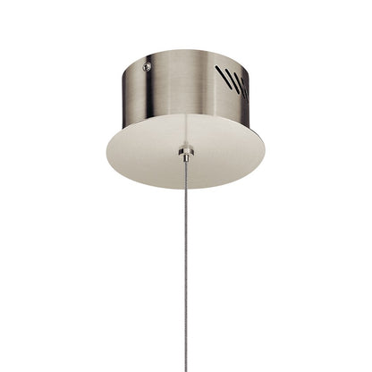 Kichler Kabru 1 Light LED Mini Pendant, Brushed Nickel