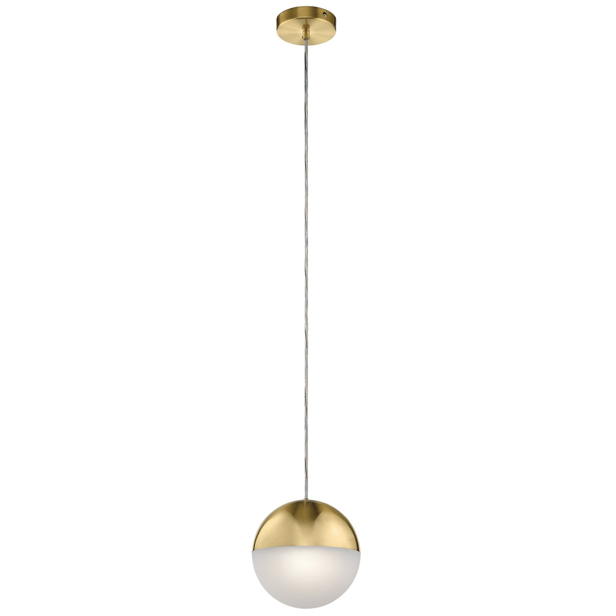 Kichler Moonlit LED Pendant, Champagne Gold