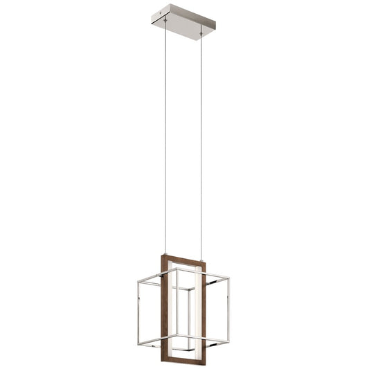 Kichler Viho 2 Light 10" LED Pendant, Polished Nickel - 84045