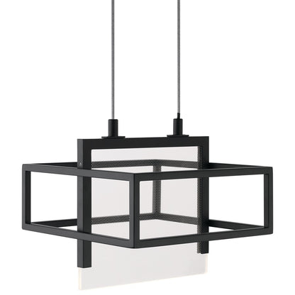 Kichler Vega 1 Light LED Mini Pendant, Matte Black