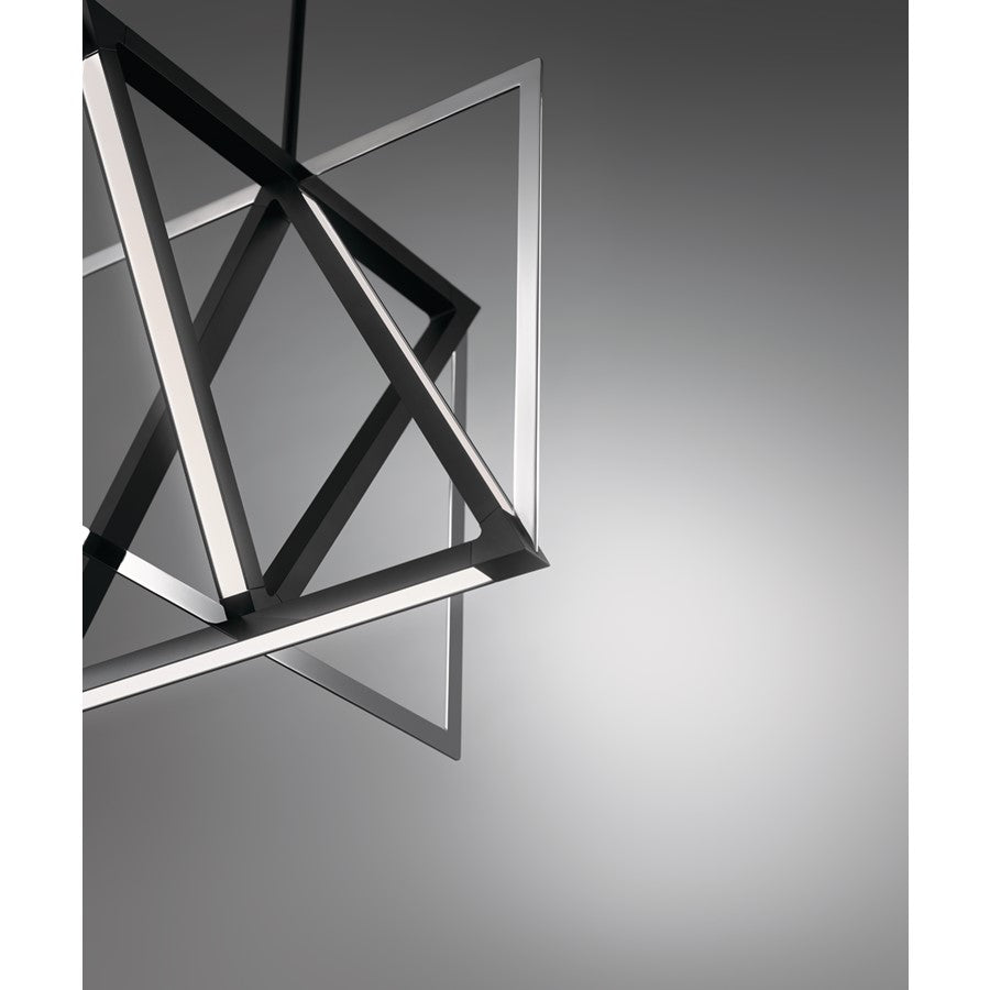 Kichler Axis 5 Light 20" LED Pendant, Matte Black