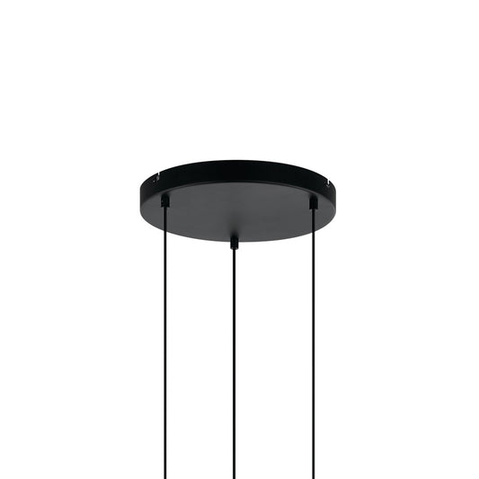 Kichler Kordan 6 Light Cluster Pendant, Matte Black - 84114