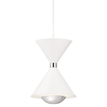 Kichler Kordan 2 Light 9" Mini Pendant, Matte Black