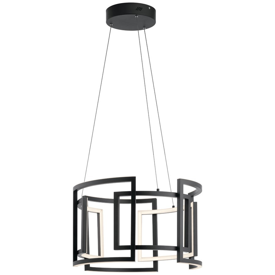 Kichler Melko 9 Light 24" Pendant, Black - 84133