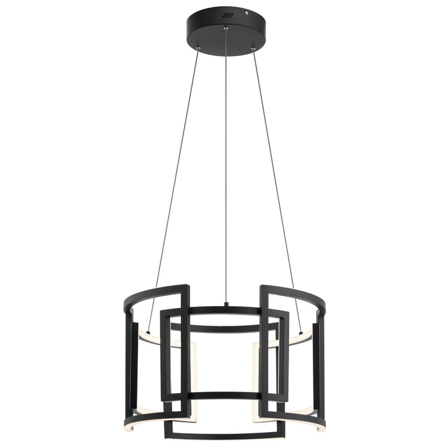 Kichler Melko 9 Light 24" Pendant, Black