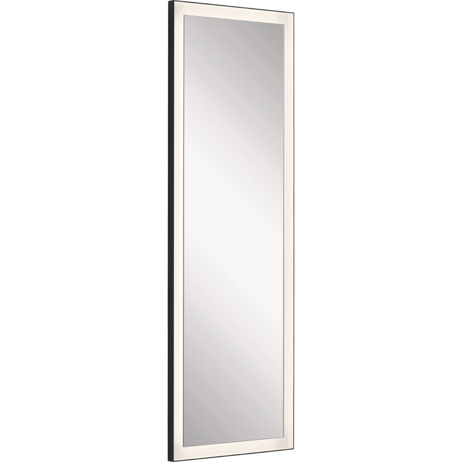 Kichler Ryame 20" Lighted Mirror, Matte Black/Mirror - 84173