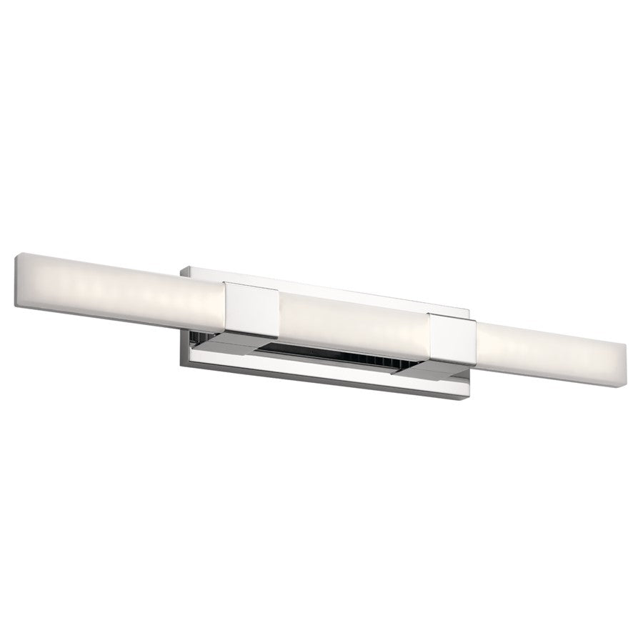 Kichler Neltev 1 Light 36" Linear Bath Light, Chrome - 84201