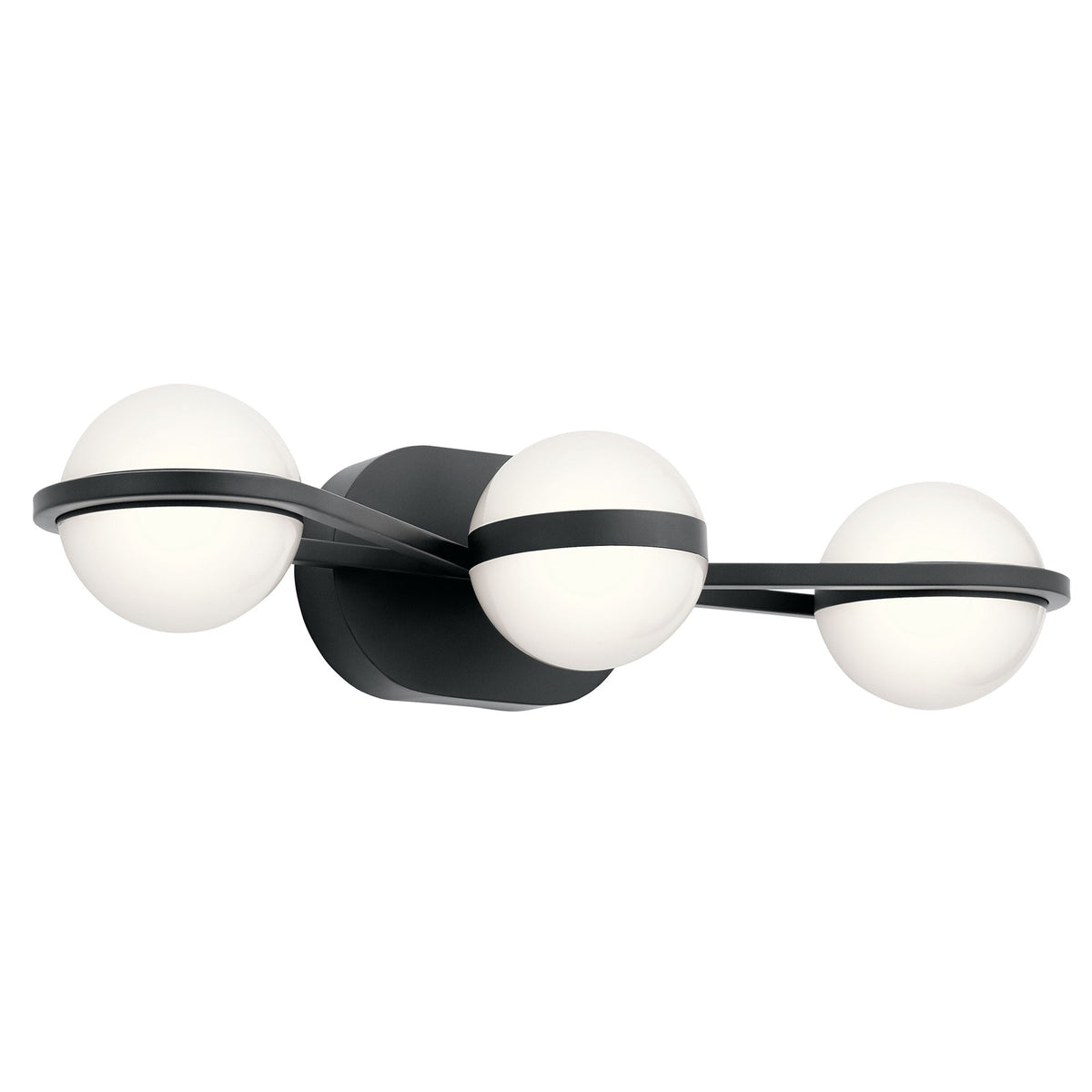 Kichler Brettin 3 Light Bath, LED, Matte Black