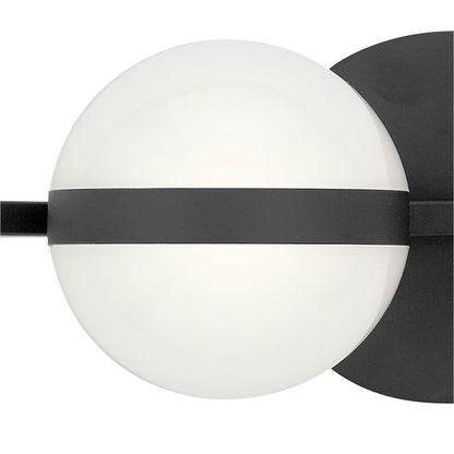 Kichler Brettin 4 Light Bath, LED, Matte Black