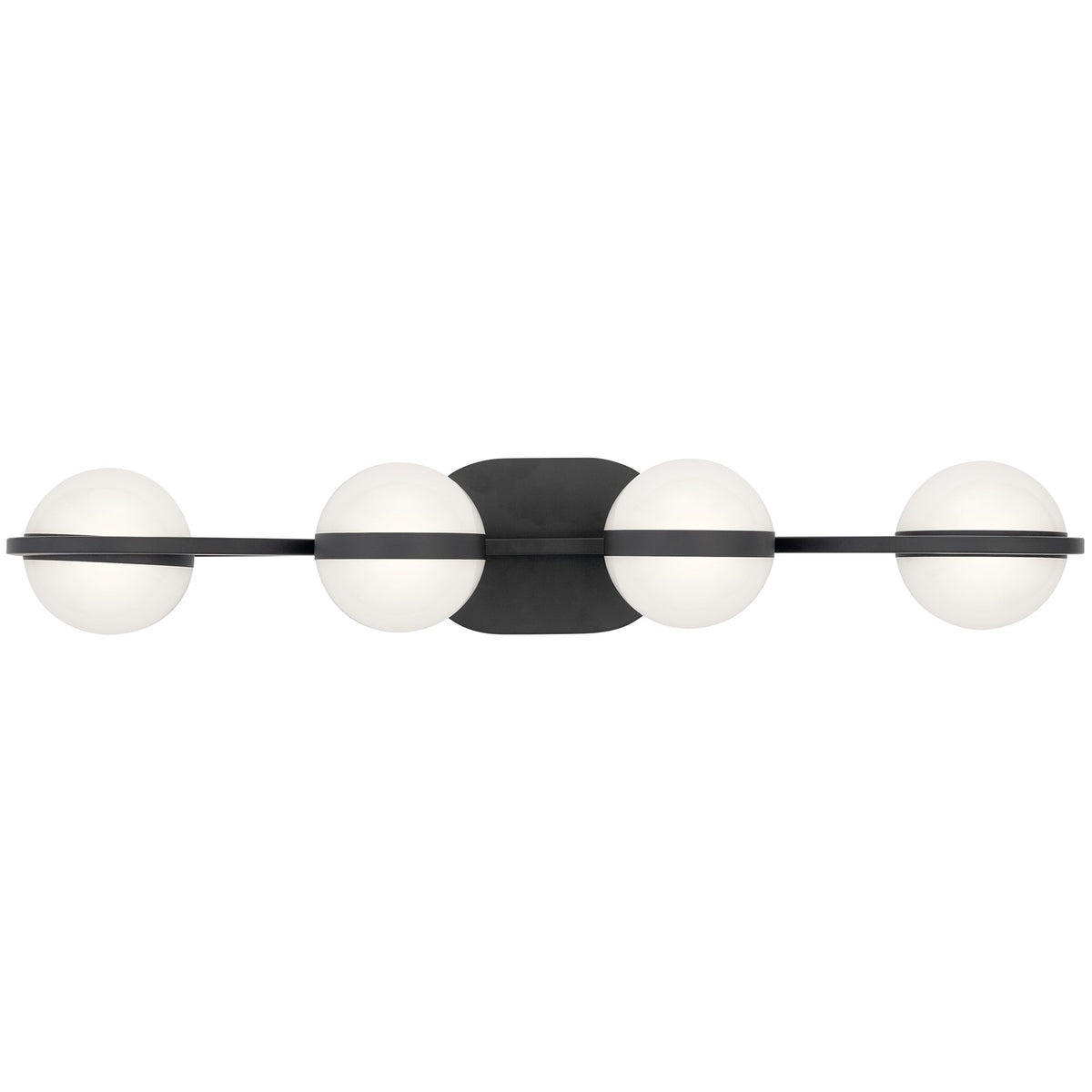 Kichler Brettin 4 Light Bath, LED, Matte Black