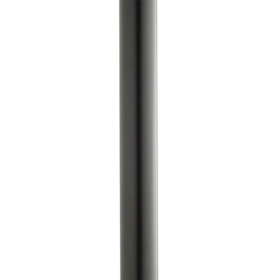 Kichler 3"x84" Direct Burial Ladder Rest Outdoor Post, Black