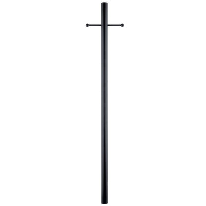 Kichler 3"x84" Direct Burial Ladder Rest Outdoor Post, Black