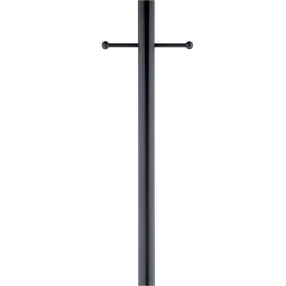 Kichler 3"x84" Direct Burial Ladder Rest Outdoor Post, Black