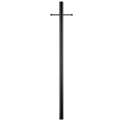Kichler 3"x84" Direct Burial Ladder Rest Outdoor Post, Black