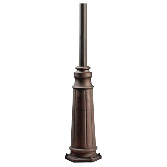 Kichler Accessory 96in Cast Aluminum Outdoor Post | Olde Bronze Finish | Driveway & Garden Post Light | 13 x 96 in | Model 9542OZ